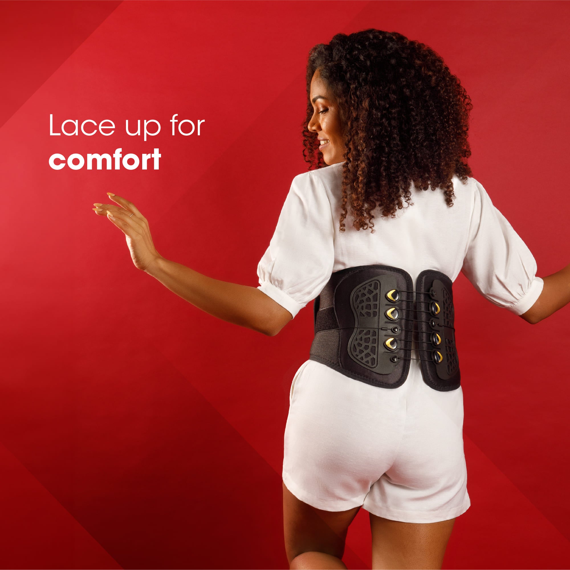 Lace-Pull Back Belt